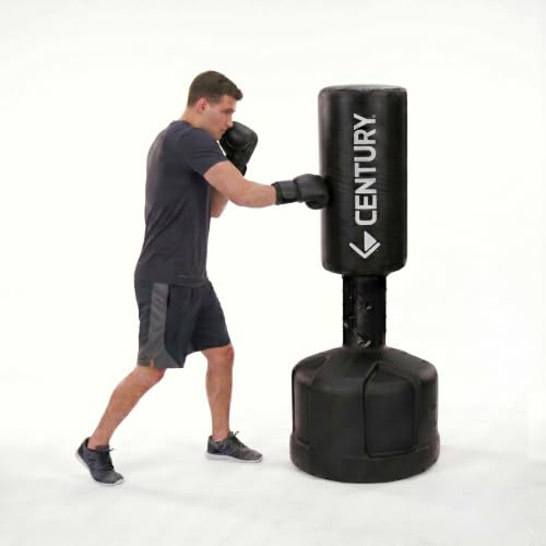 Century The Original Wavemaster Training Bag, Punching Bag with Stand, Freestanding Floor Boxing Bag, Training for Kickboxing, Karate and MMA (Black)
