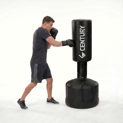 Century The Original Wavemaster Training Bag, Punching Bag with Stand, Freestanding Floor Boxing Bag, Training for Kickboxing, Karate and MMA (Black)