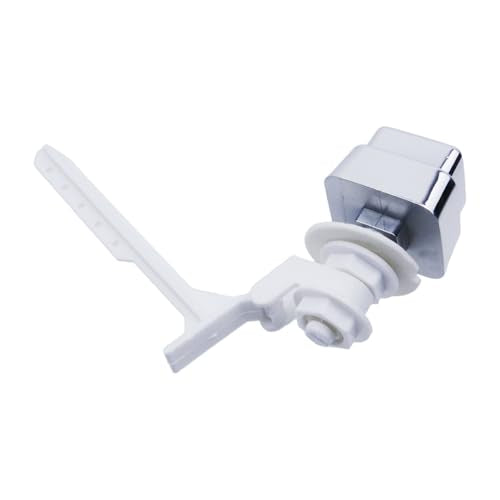 Semetall Toilet Flush Handle-Push Button Tank Handle Replacement, Side Mount Trip Lever, PVC,Set of 2 - size: Fit 1.7×1.7cm