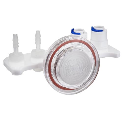 AquaReady DTH-1 Magnetic Dosing Tube Holder for Aquariums – Durable Acrylic Mount with Quick Connect Fittings for Dosing Pumps, Auto Top Off, Saltwater & Freshwater Tubing Management