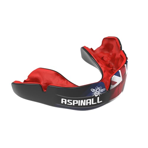 OPRO Official UFC Fighter Collection Tom Aspinall Instant Custom-Fit Mouthguard – Self-Fit Gum Shield for MMA, Boxing & Combat Sports - color: Tom Aspinall
