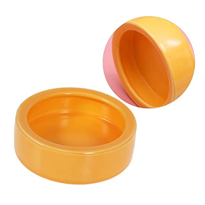 SUPVOX Floating Feeder Bowl Ceramic Food Dish for Reptiles Fish Small Pets -Escape