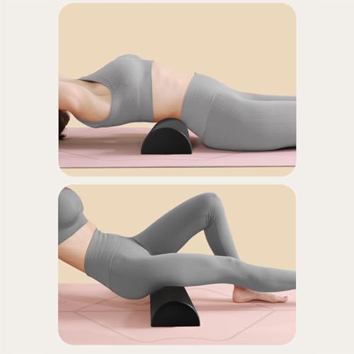 Half Foam Roller Half Muscle Stretching Aid High Density | Body Exercise Roller Foam for Home Studio Yoga Pilates Fitness Workout Post-Sports Training Stretching - color: 45cm