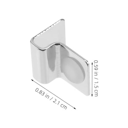 8pcs Stainless Steel Aquarium Glass Cover Clip Durable Support Holder for Rimless and Traditional Tanks Prevents Cracking Shifting Easy No Tool Installation