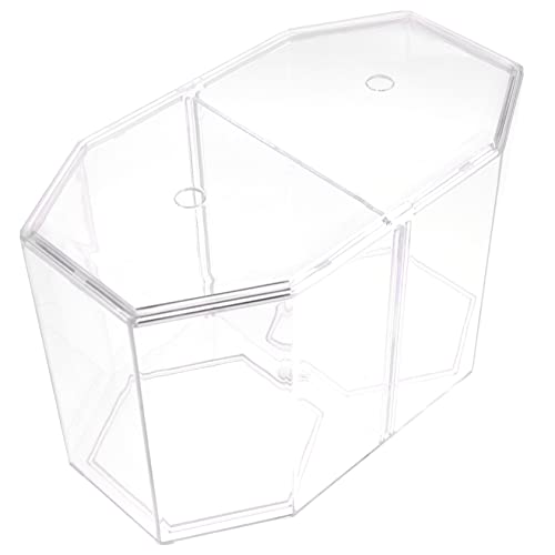 POPETPOP Fish Isolation Breeding Box Transparent Incubation Tank for Small Fish and Shrimp Easy Installation Betta Breeder Enhances Fry Survival Rate