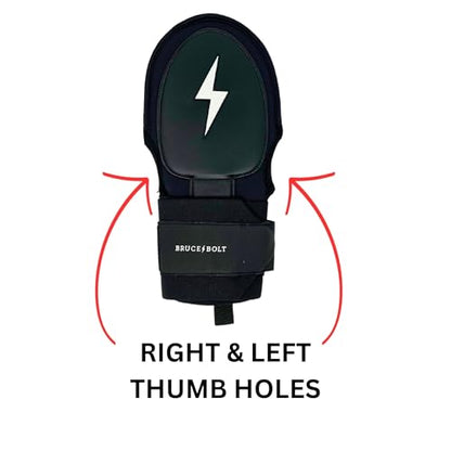 BRUCE BOLT Original Series Sliding Mitt - color: Black, size: Adult