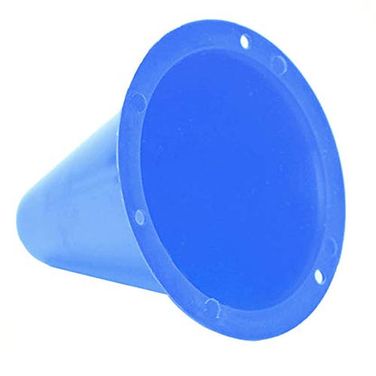 WNSC Football Marking Discs, Unbreakable PE Cone Shape 10pcs Football Cone, Improve The Controlling Ability of Football for Football Training Games for Boys(Blue)