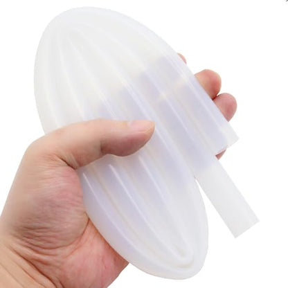 Silicone Tube 14mm ID x 18mm OD Clear Flexible Silicone Rubber Tubing Water Air Hose Pipe Transparent (3.3ft / 1m；14 x 18mm) - size: 14mm ID x 18mm OD