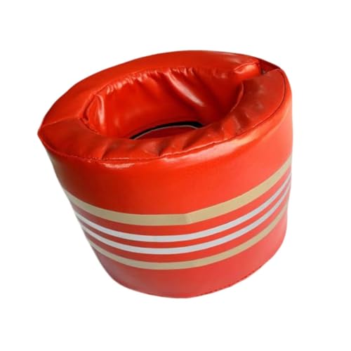 Boxing Strike Pads Equipment PU Leather Training Gear Professional Kicking Striking Pad Kick Shield for Martial Arts - color: Red