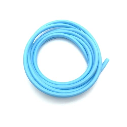Pipe Fittings 1/3/5M 2 3 4 5mm Colorful Food Grade Silicone Soft Hose Pipe Tubing Odorless Safe For Drink Machines/Fish Tank/Water Filter(Sky Blue,1 METER_OD 7XID 5MM) - color: Sky Blue, size: 1 METER_OD 7XID 5MM