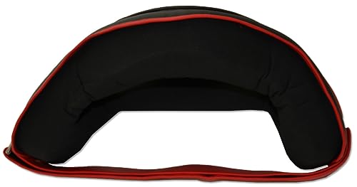 MMA Muay Thai Belly Pad - style: Hook n Loop (Red/White/Black)