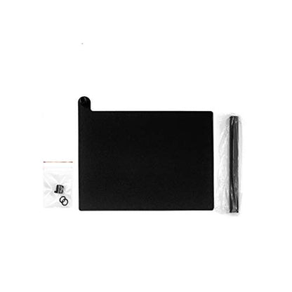 Extension Stand Holder for Flat Nano or Flat Nano Plus Aquarium LED Light, Fish Tank Plant Lamp, Adjustable Tank Mount, Extendable Bracket Fixture Kit (not Including the lamp) (Black) - color: Black