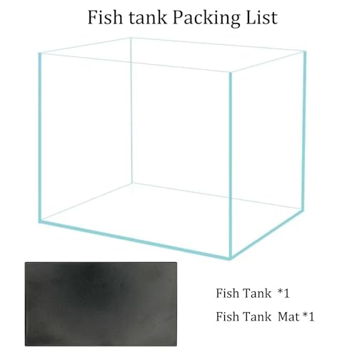 3 Gallon Glass Fish Tank, Easy to Maintain Small Aquarium for Betta/Goldfish/Snails/Shrimp and Aquatic Planting. - size: 3 Gallon