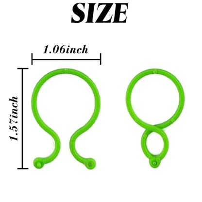 500PCS Plant Twist Clip Ties Garden Plant Support Clips Vegetables Tomato Vine Flower Clips Plant Locks for Securing Plants