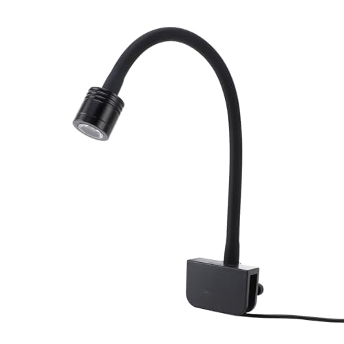 Zunate Fish Tank ClipOn LED Light, Small Clamp Aquarium Light for 3-6 Gallons Freshwater and Saltwater Tanks, High Brightness Warm with Flexible Adjustment (Warm) - size: Warm Light