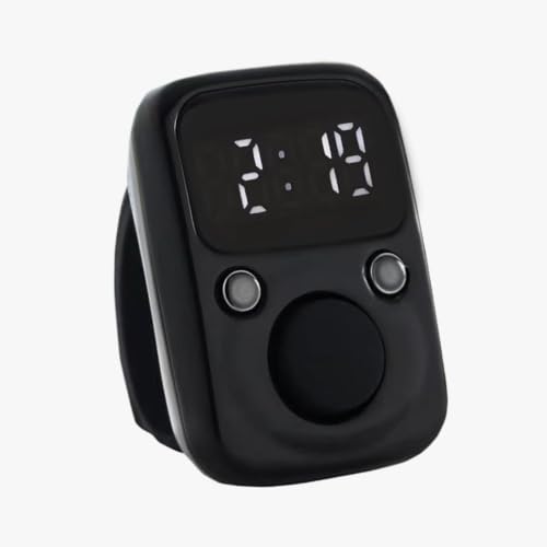 Hand Counter Clicker Portable Hand Finger Counting Clicker - color: Black