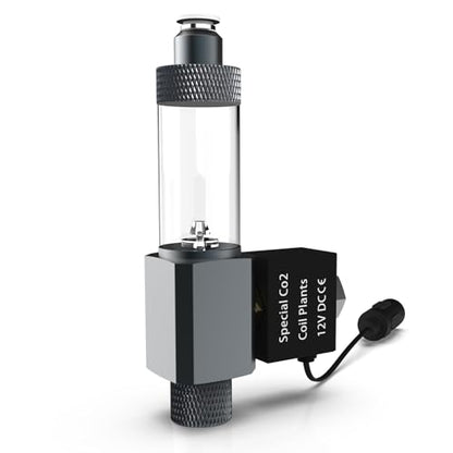 FZONE CO2 Solenoid Valve with Adapter for Desktop Aquarium CO2 System