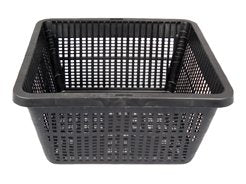 7 Inch (18cm) Square Water Garden Aquatic Mesh Pond Plant Flower Planter Basket, PondH2o Plastic Slotted Mesh Outdoor Aquatic Planting Pots Baskets Aquaponics, Hydroponics Value Pack of 2