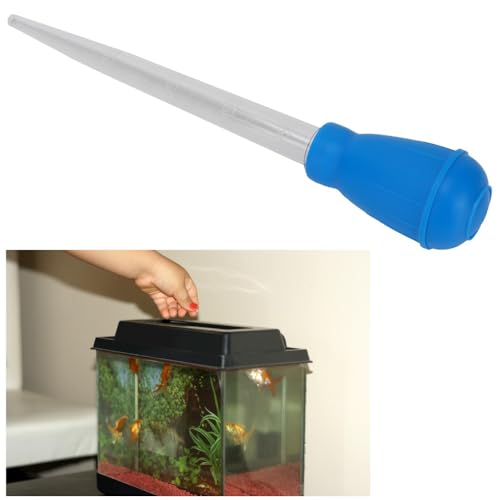 30ml Plastic Aquarium Gravel Cleaner Tool Leak-Proof Design Siphon Dropper for Fish Tank Water Change & Sand Cleaning