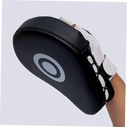 Boxing Pad Punching Pad Martial Arts Training Equipment Focus Mitt Ergonomic Pu Leather Taekwondo Kick 9.84X7.48 Inch Strike Shield