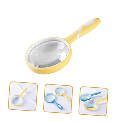 Portable Handheld Magnifier Sturdy Reading Magnifier for Boys and Girls and Elderly Home Tool