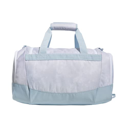 adidas Unisex Defender 4 Small Duffel Bag - color: Stone Wash White/Wonder Blue, size: Small (38L)