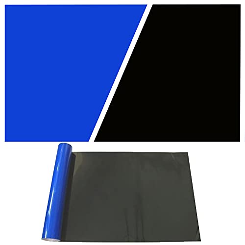ELEBOX Aquarium Background Blue Black Fish Tank Background Wallpaper Double-Sided Aquarium Backing, Aquarium Decorations for 10 Gallon Aquarium 11.8" x 16.5" - size: 11.8" H x 16.5" L