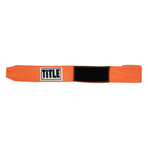 Title Boxing Elastic Mexican Hand Wrap, Orange, 180"