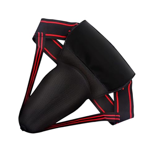 Toddmomy Professional Breathable Groin Protector Wear-Resistant Training Crotch Guard Portable Crotch Protector for Taekwondo Boxing MMA