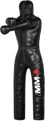 Grappling Dummy for Adult BJJ Judo Wrestling Standing Position Brazilian JIU Jitsu MMA Sparring Self Defense Training Vinyl Dummy – UNFILLED - size: 4-FT