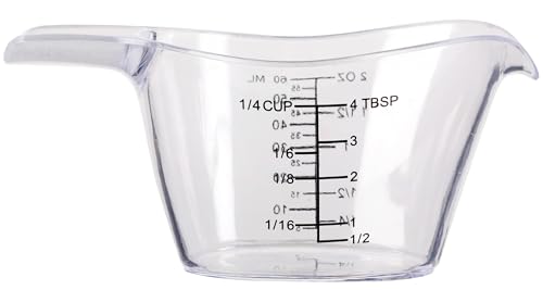 2 Piece Measuring Cup Set, Clear