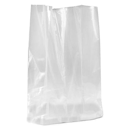 6 Pk 3 Mil Clear Gusseted Polyethylene Bags Extra Large Poly Clear 20"x18"x 36" Industrial Protection Blanket Storage Bag Protector Shield Dust Dirt Home Waterproof Durable Heavy Duty Multipurpose