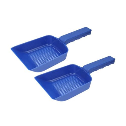 HERCHR Aquarium Fish Tank Garden Sand Scraper 2Pcs Gravel Strainer Shovel Clean Tool Cleaning Pan Scoop Shovel for Aquarium Water Leaking Sand