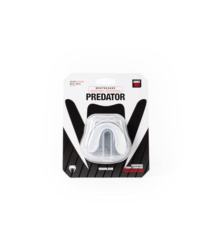 Venum Predator Mouthguard - Strap/Strapless - color: Black/White
