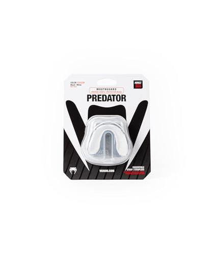 Venum Predator Mouthguard - Strap/Strapless - color: Black/White