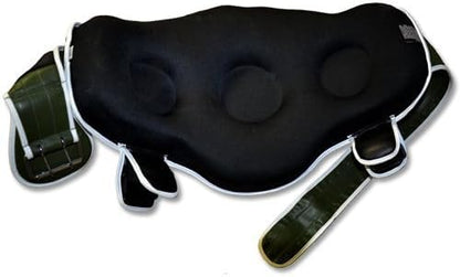 Muay Thai Pro Belly & Thigh Pad Combo - color: Black/Red/White