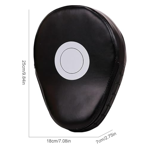 Boxing Pads Mitts Shock-Absorbing Kick Shield Boxing Equipment Training | Boxing Training Pads for Jiu-jitsu Kali Thai Karate Home Gym Club Boxing Equipment - color: Black