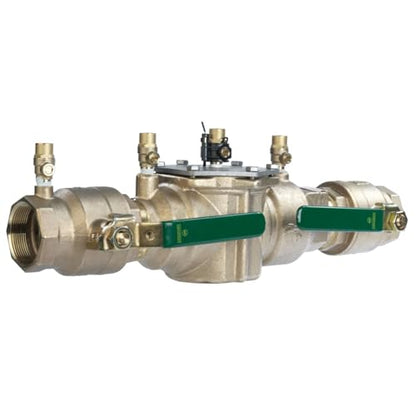 Watts LF007 Series 2" Lead-Free Copper Silicon Alloy Double Check Valve Backflow Preventer Assembly, Quarter Turn Shutoff, Single Top Entry, NPT Connections, Freeze Sensor, Modular Design - size: 2 Inch, style: With Freeze Sensor