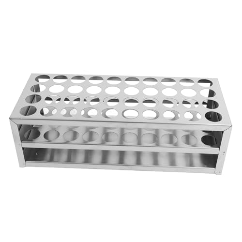 Stainless Steel Test Tube Holder Lab Tube Rack Easy to Clean Efficient Storage