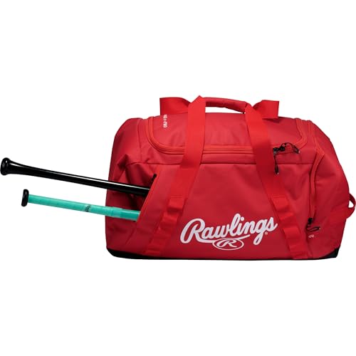 Rawlings Rawlings | Covert2 Duffel Equipment Bag | Baseball/Softball | Multiple Colors - color: Scarlet