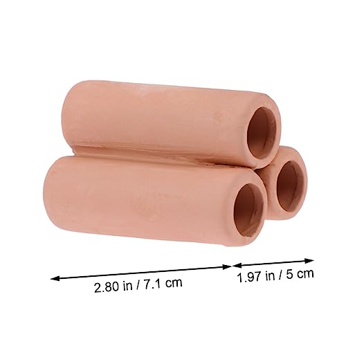 Aquarium Landscaping Ceramic Shrimp House Moss Tube Mineral Tube Cultivating Container