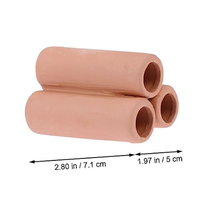 Aquarium Landscaping Ceramic Shrimp House Moss Tube Mineral Tube Cultivating Container