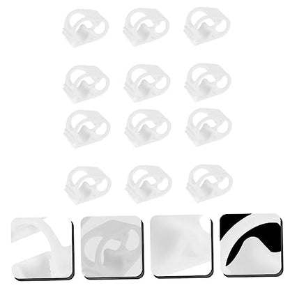 Ciieeo 12pcs Silicone Tubing Clamps for Water Flow Control Laboratories Infusion Bottle Tube Clips for Hose Shut off and Garden Use