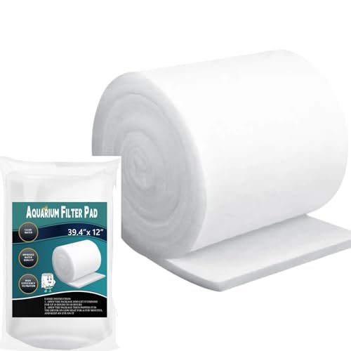 Aquarium Filter Pad 39.4 x 11.8in Aquarium Filter Media for Crystal Clear Water Fish Tank Ponds Garden Saltwater Fershwater Plant Trutle