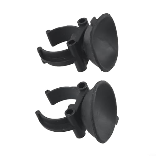 Aquarium Heater Suction Cups, 2 Pack Silicone Sucker Clips for Fish Tank Thermostat, 30mm Holder for Glass for acrylic Tanks, Soft Elastic