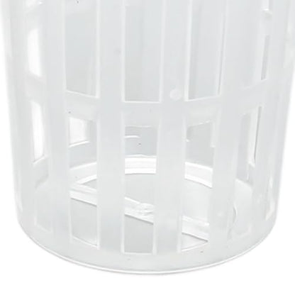 2 Pcs ABS Transparent Fish Tank Planter Cups Adjustable Hanging Holder Aquarium Fish Tank Landscaping Decorations Plant Pots