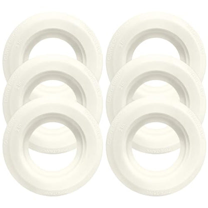 2 inch Hydroseal flexible tank adapter TPV Bulkhead Fitting Tank Wall Connector for IBC Tote/Drum, Aquaculture & Hydroponic Tanks, Water Filtration, Irrigation & Drainage water tank adapter - size: 2 inches-6Pcs