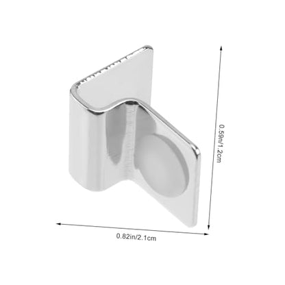 Levemolo 4pcs Fish Tank Glass Cover Brackets Clips for Aquarium Lids Easy Installation Support for All Fish Tanks - size: 2.1x1.5cm
