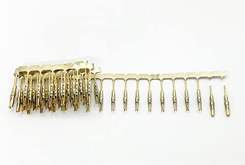 100 Pieces 1.0mm /0.039inch Diameter Tube Socket Pins Nixie/VFD Tube Socket Female Pin for IN12 IN18 QS27-1 QS30-1 SZ4-1 YS27-3 etc