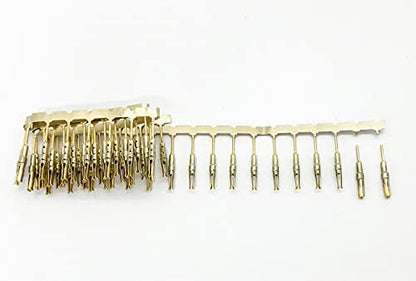 100 Pieces 1.0mm /0.039inch Diameter Tube Socket Pins Nixie/VFD Tube Socket Female Pin for IN12 IN18 QS27-1 QS30-1 SZ4-1 YS27-3 etc